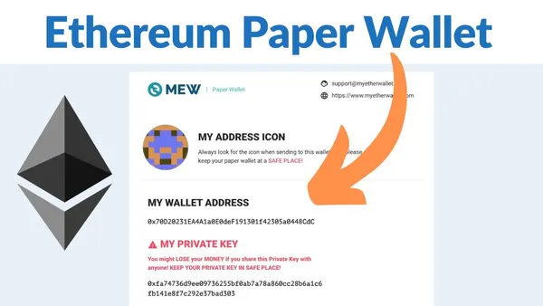 Ethereum Paper Wallet: Erstellen, Ausdrucken, Befüllen