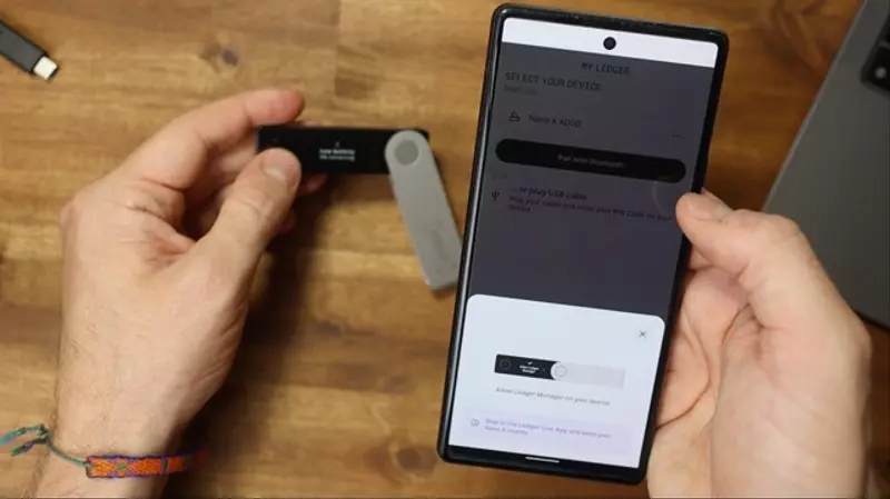 Ledger Nano X Bluetooth Verbindung