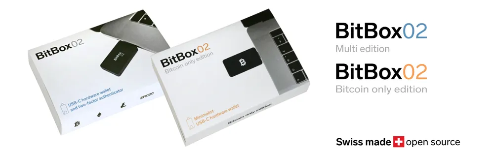 BitBox02 verschiedene Versionen
