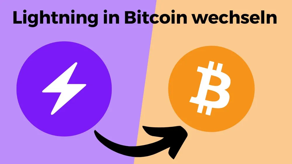 Lightning in Bitcoin wechseln