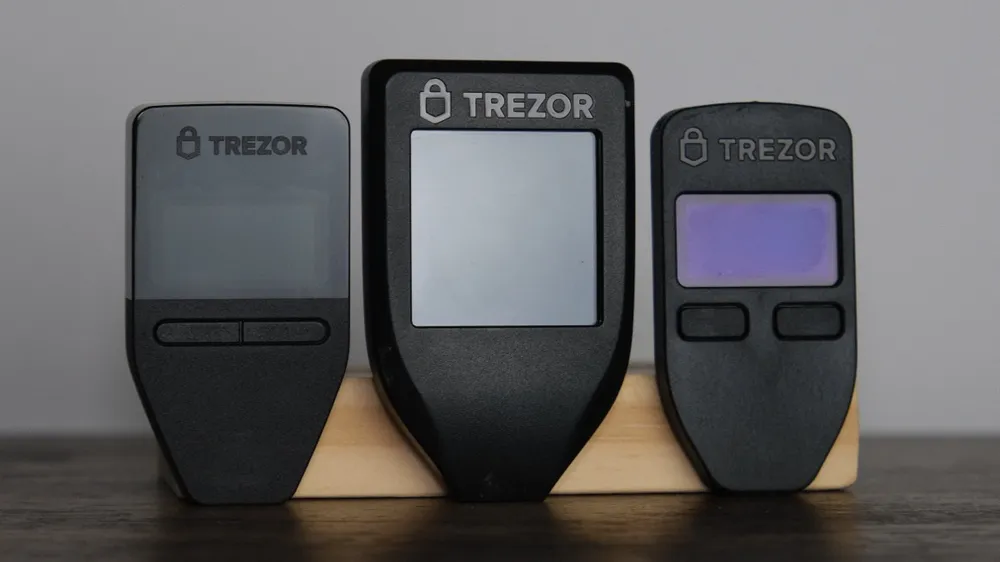 Alle Hardware Wallet Modelle von Trezor