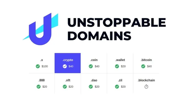 Blockchain Domains: Crypto Domains mit Unstoppable Domains