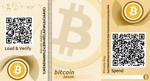 Bitcoin Paper Wallet