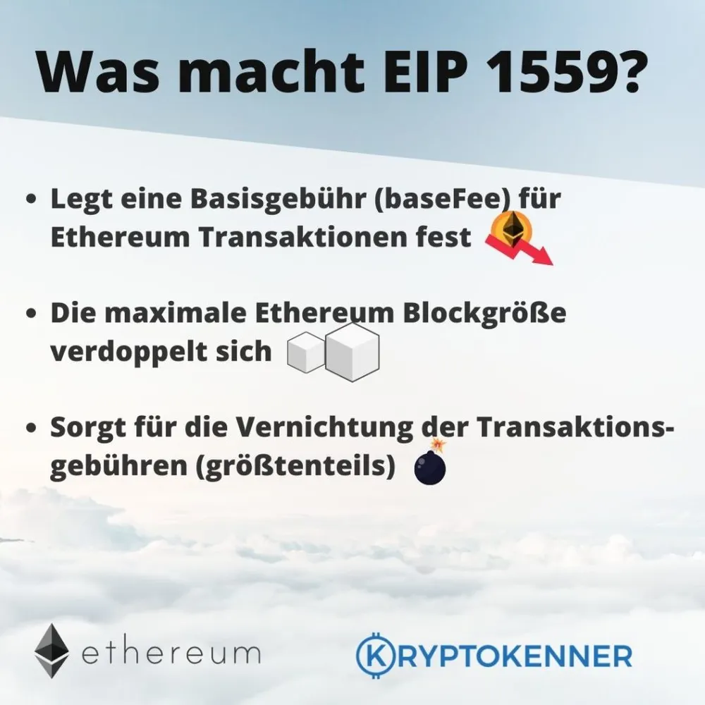 Ethereum EIP 1559 erklärt