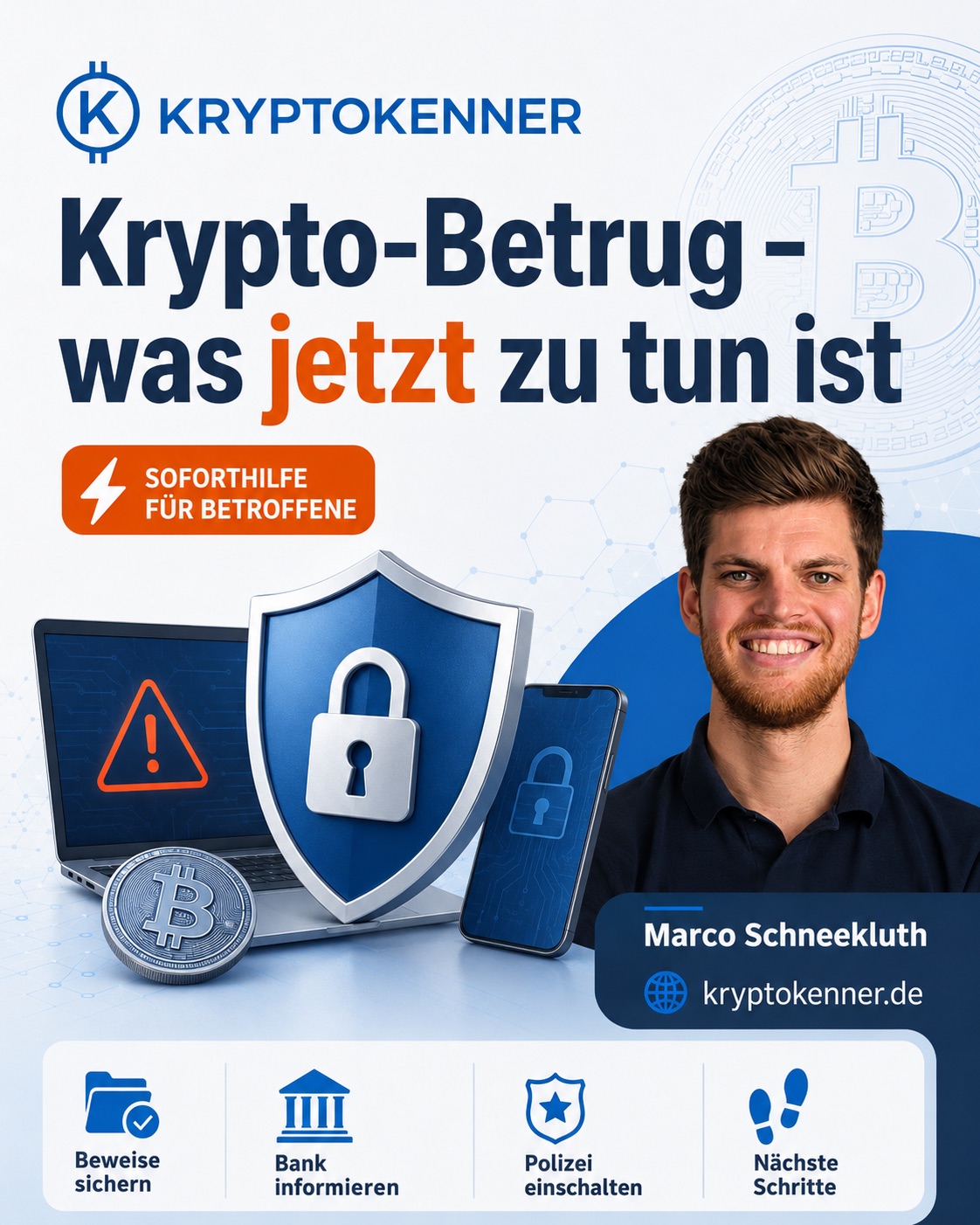 Krypto-Betrug Soforthilfe – PDF-Ratgeber